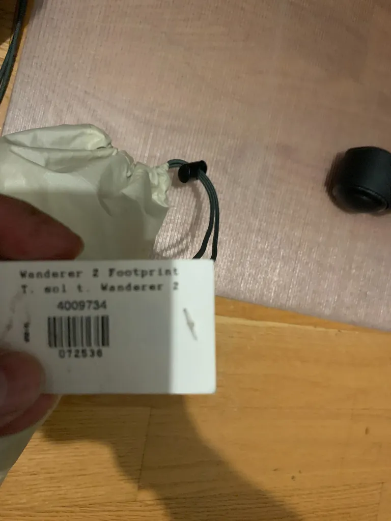 MEC Wanderer 2 tent and matching footprint photo 1