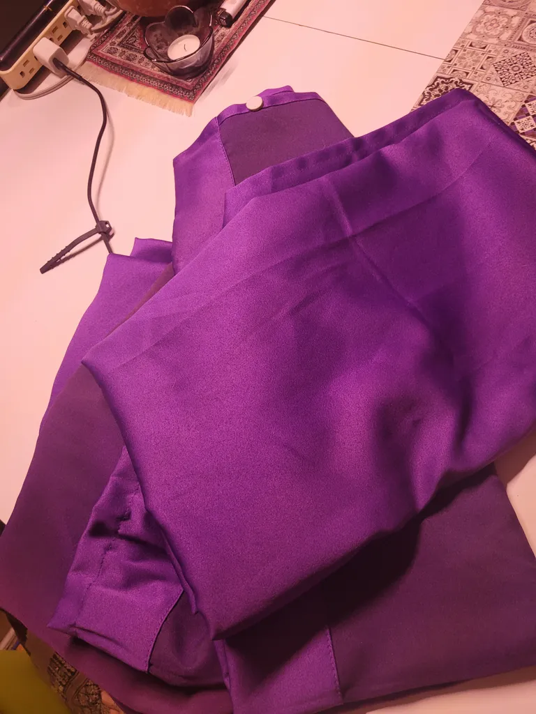 Purple curtains photo 1