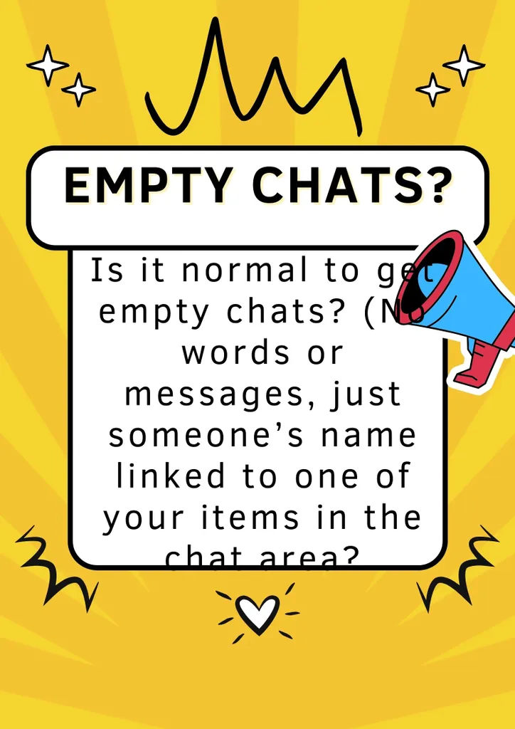 Empty chats?  photo 1