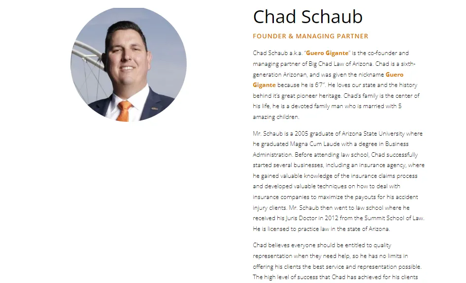 Our Attorneys | Big Chad Law Firm | Injury, Accident, Criminal & photo 1