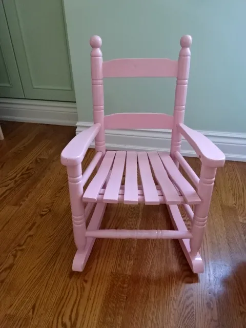 Child's Wooden Rocking Chair photo 1
