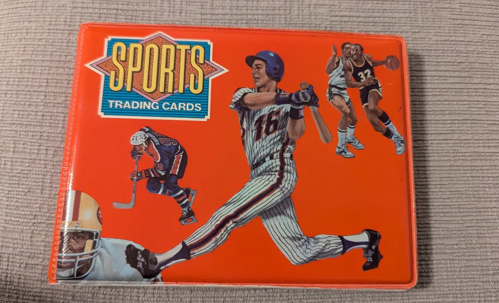 Sports Trading Cards Binder with Hockey Cards photo 1