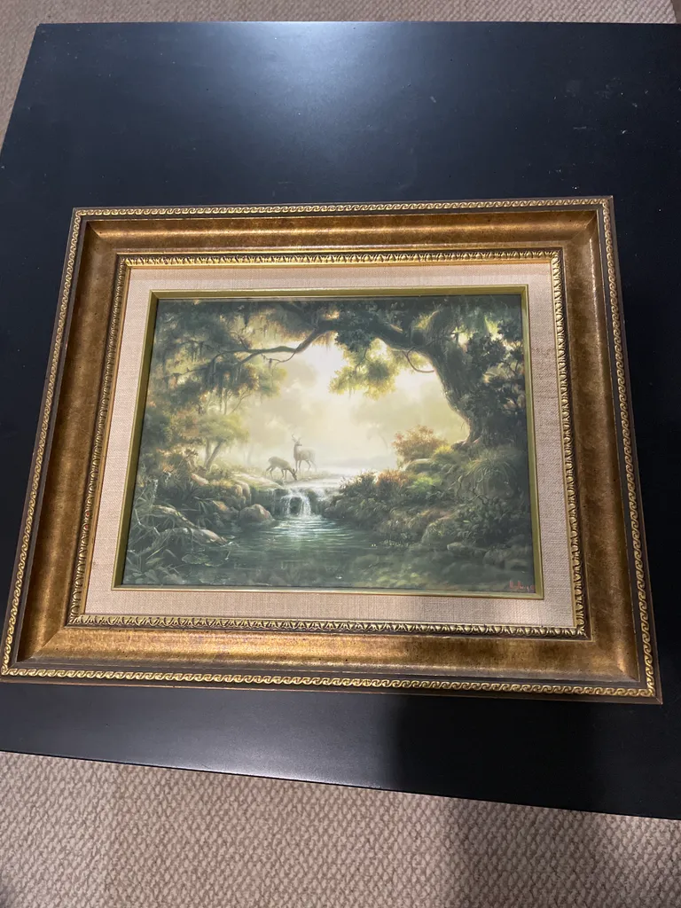 Framed nature picture  photo 1