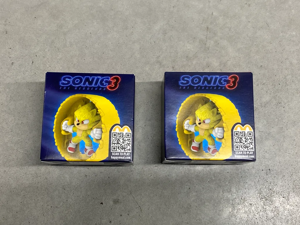 Sonic The Hedgehog 3 McDonald’s Happy Meal toy photo 1