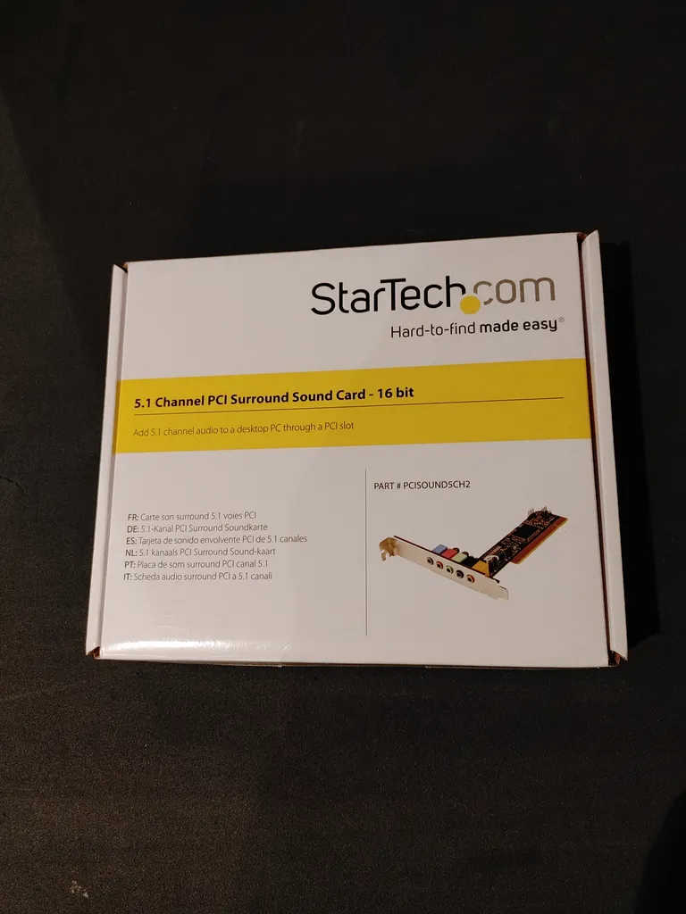 Startech 5.1 PCI sound card photo 1