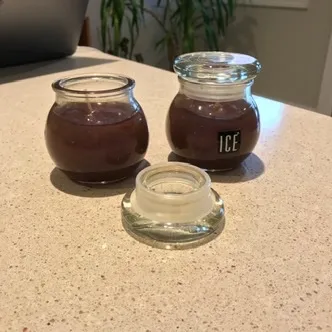 Purple sangria candles photo 1