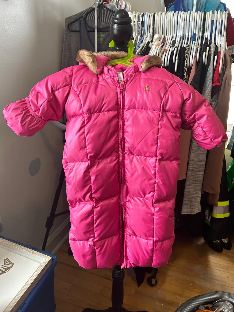GAP Pink Girls Snow Suit  photo 1