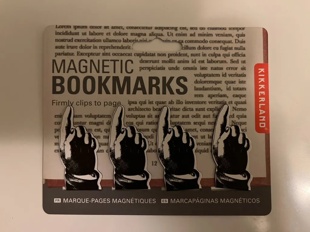 BN Magnetic Pointer Bookmarks Kikkerland photo 1
