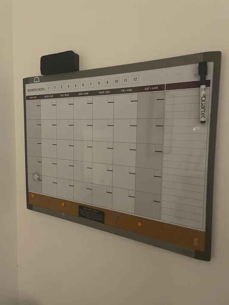Dry Eraser Calendar photo 1