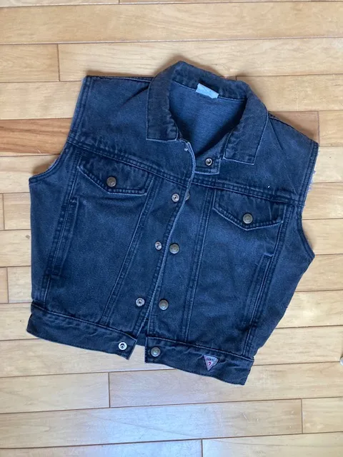 vintage 90s guess vest photo 1