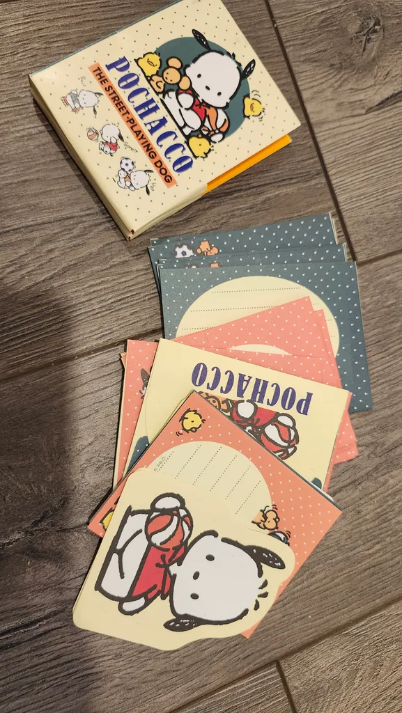 Pochacco Vintage Notes/Letter Set photo 1