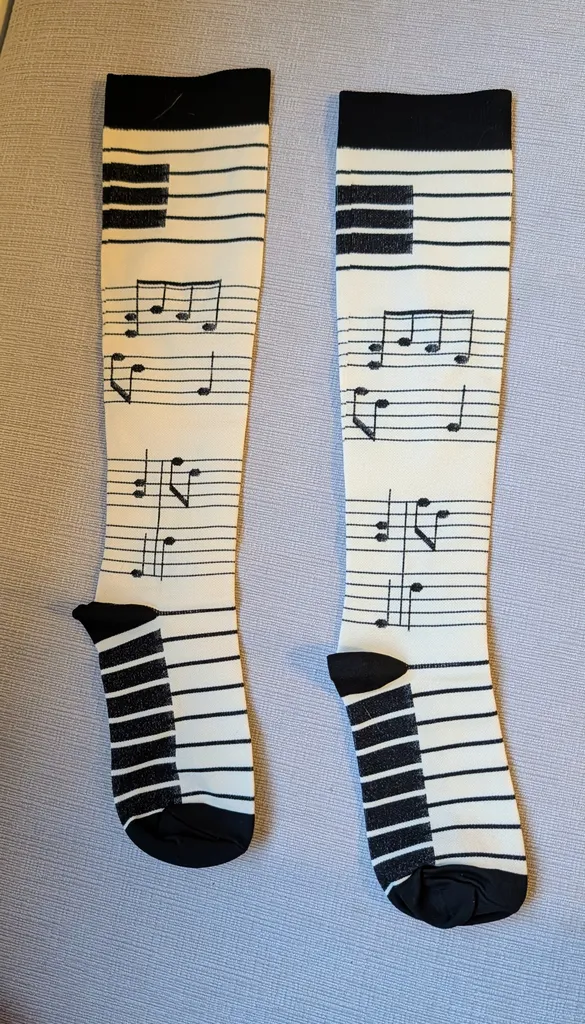 Brand New Music Note Socks (One Size) photo 1