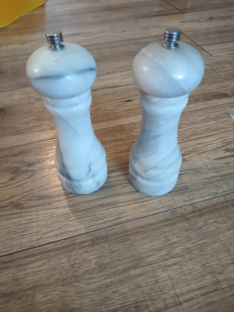 Marble Salt and Pepper Mills  photo 1