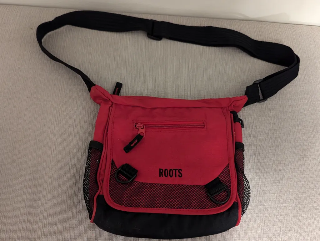 Roots Red Crossbody Bag photo 1