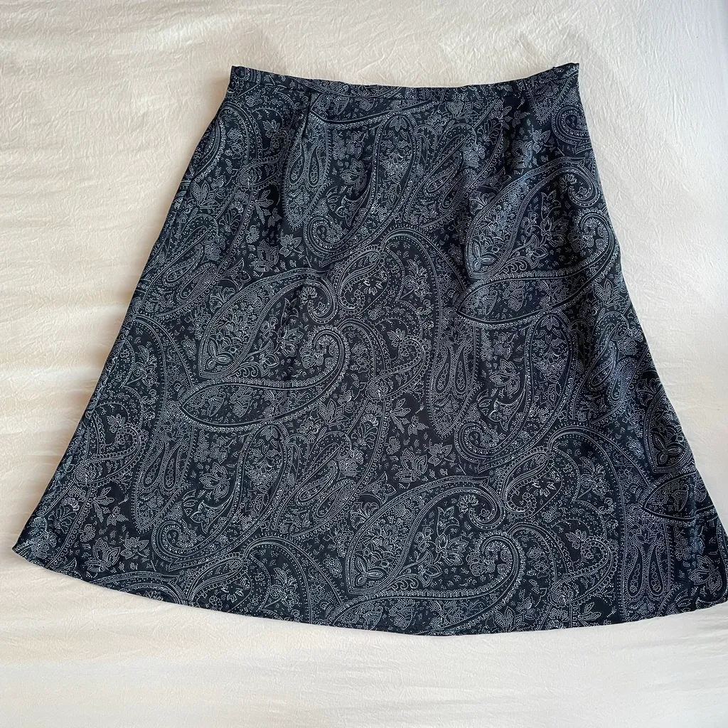 Vintage Jessica Paisley Skirt photo 1