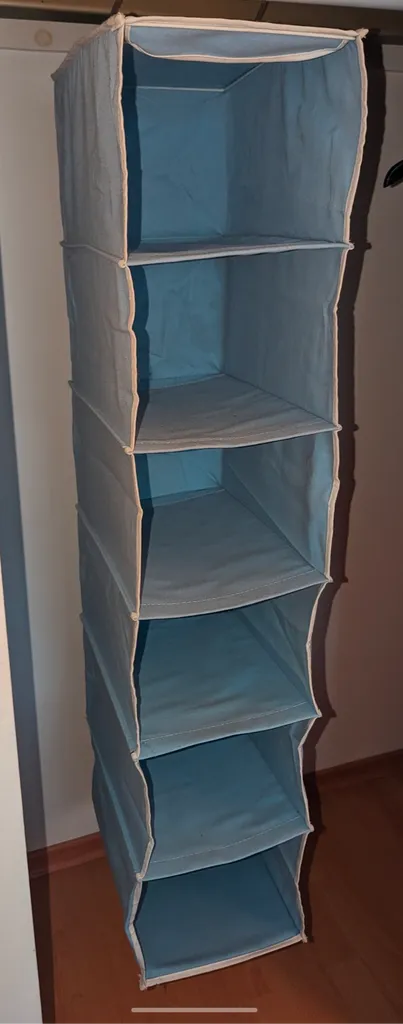 Hanging Closet Organizer - Blue photo 1