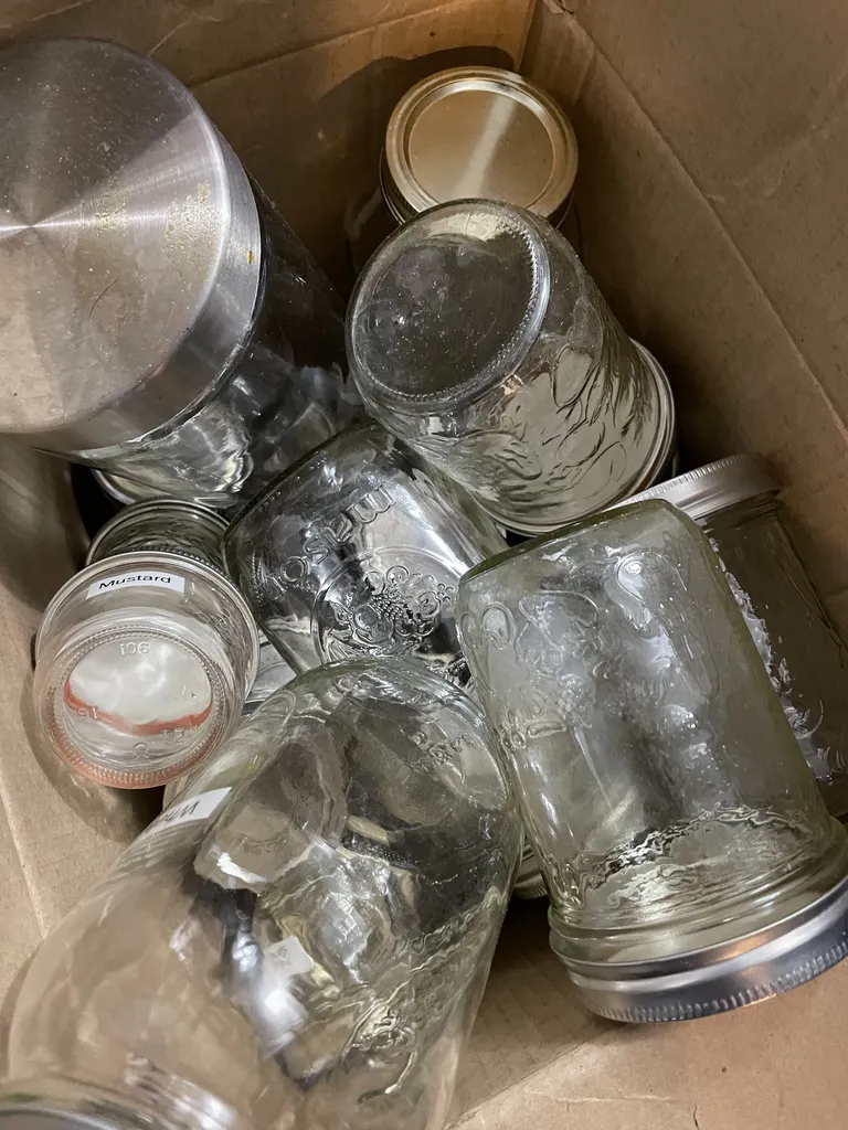 Assorted jars  photo 1