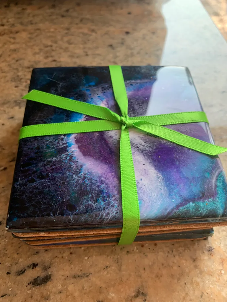 Cosmic coasters X 4 photo 1