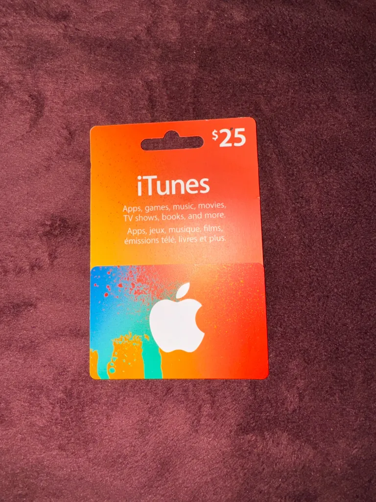 iTunes gift card  photo 1
