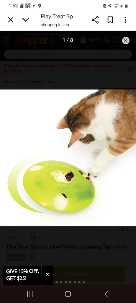 Catit interactive slow feeder photo 1