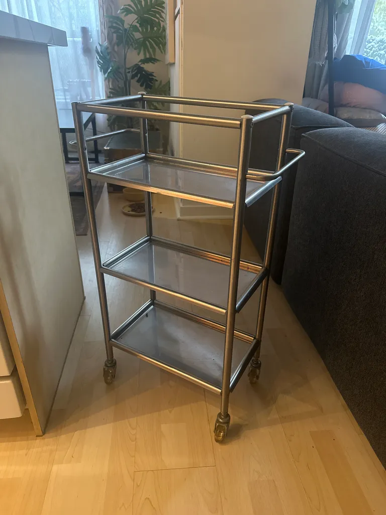 IKEA GRUNDTAL - Stainless Steel Trolley photo 1