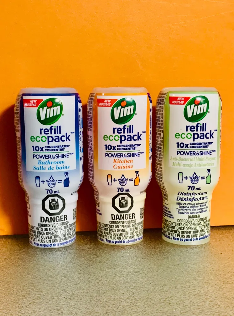 Vim Refill EcoPack 10xconcentrate Power&Shine Bath, Kitchen, All photo 1