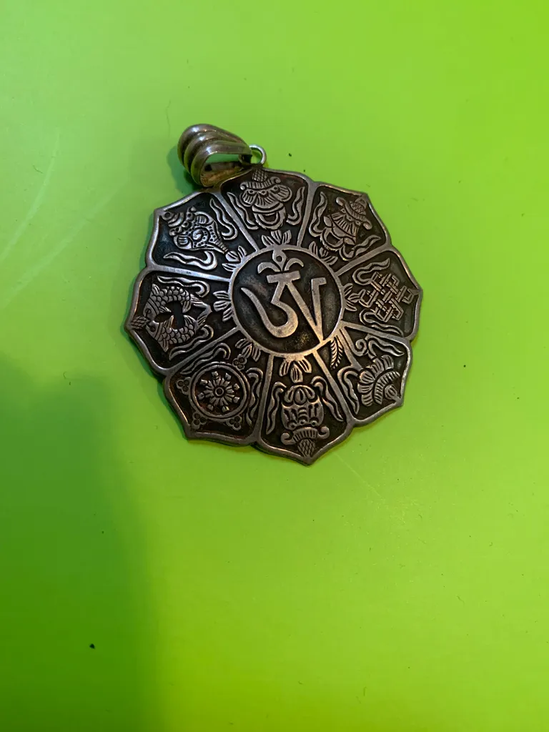 Om pendant from Rajasthan photo 1
