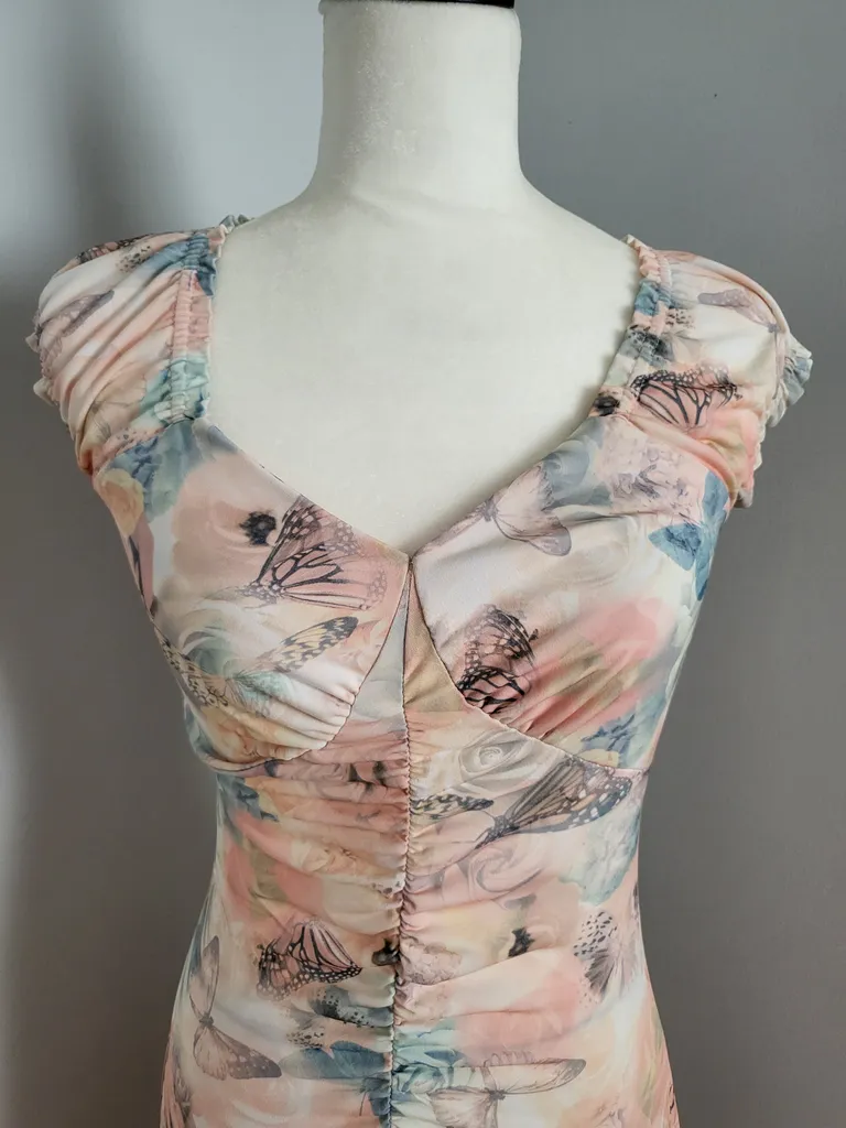 ruched dress size s photo 1