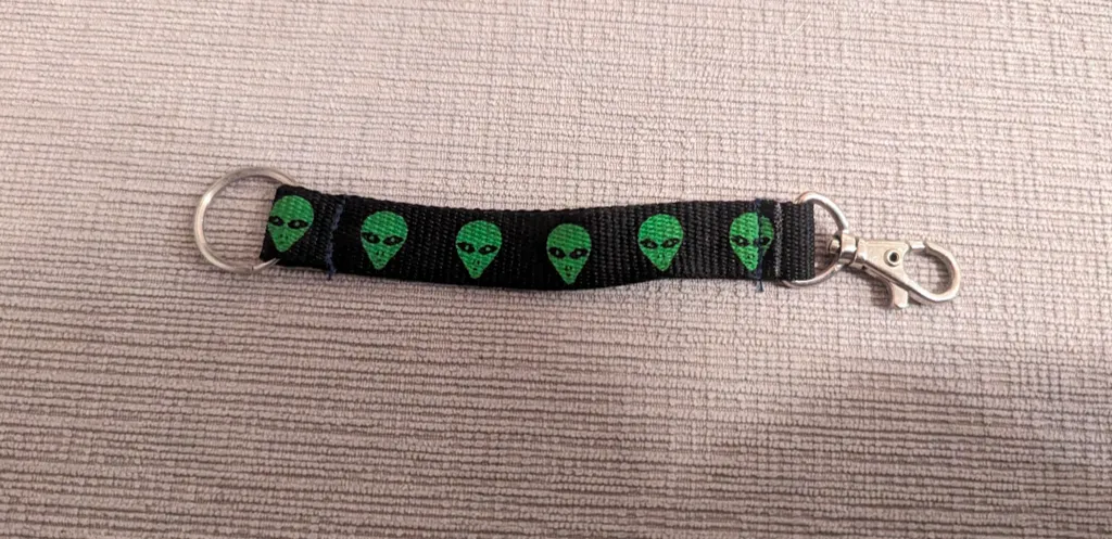 Alien Keychain with Clip photo 1