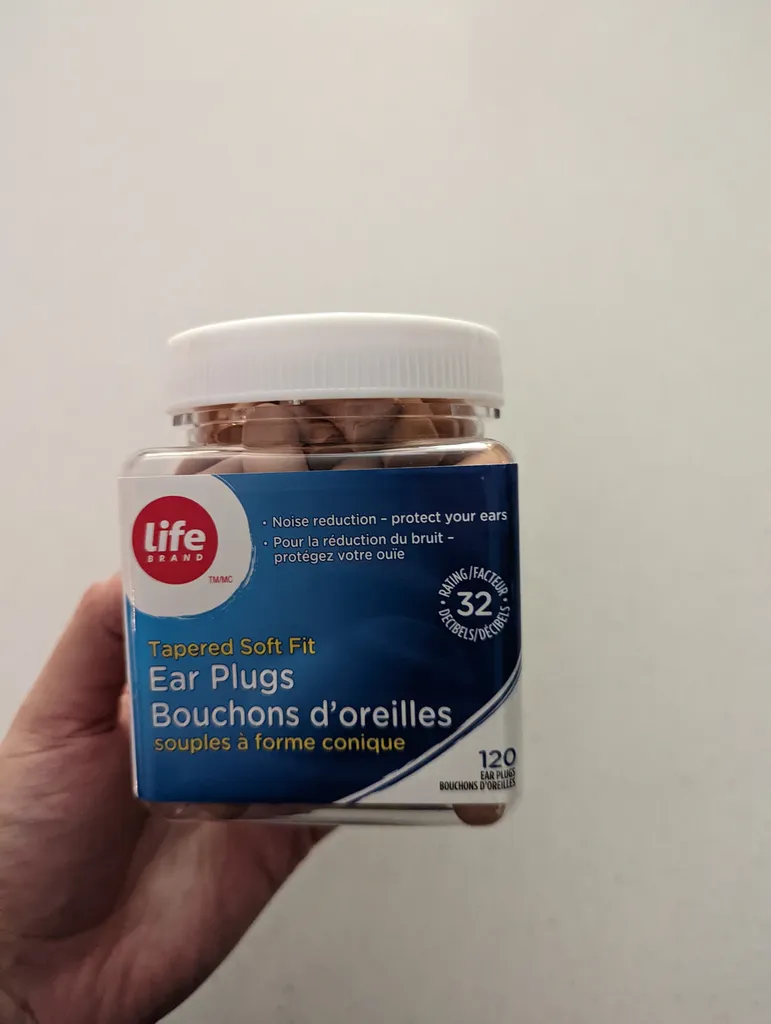 118 tapered foam ear plugs photo 1