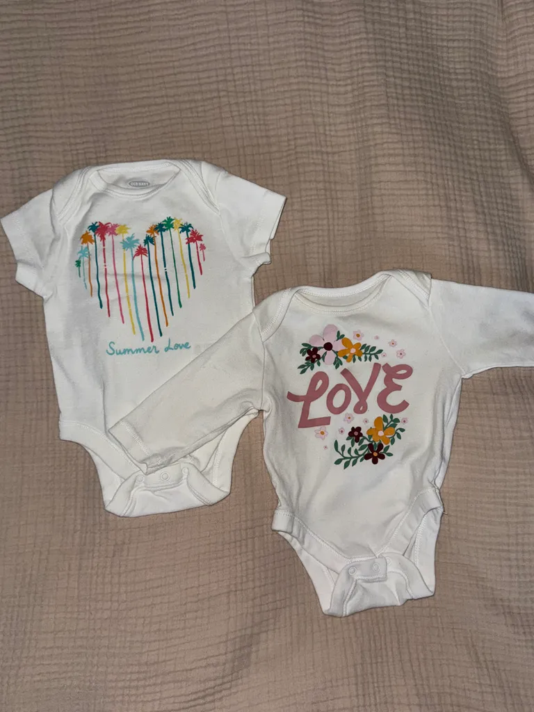 Old Navy Onsies 0-3 month photo 1