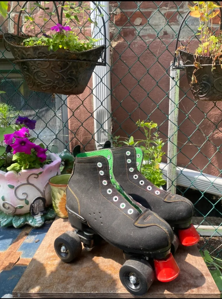 Black roller skates photo 1