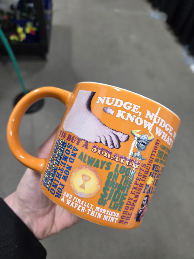 MONTY PYTHON MUG photo 1