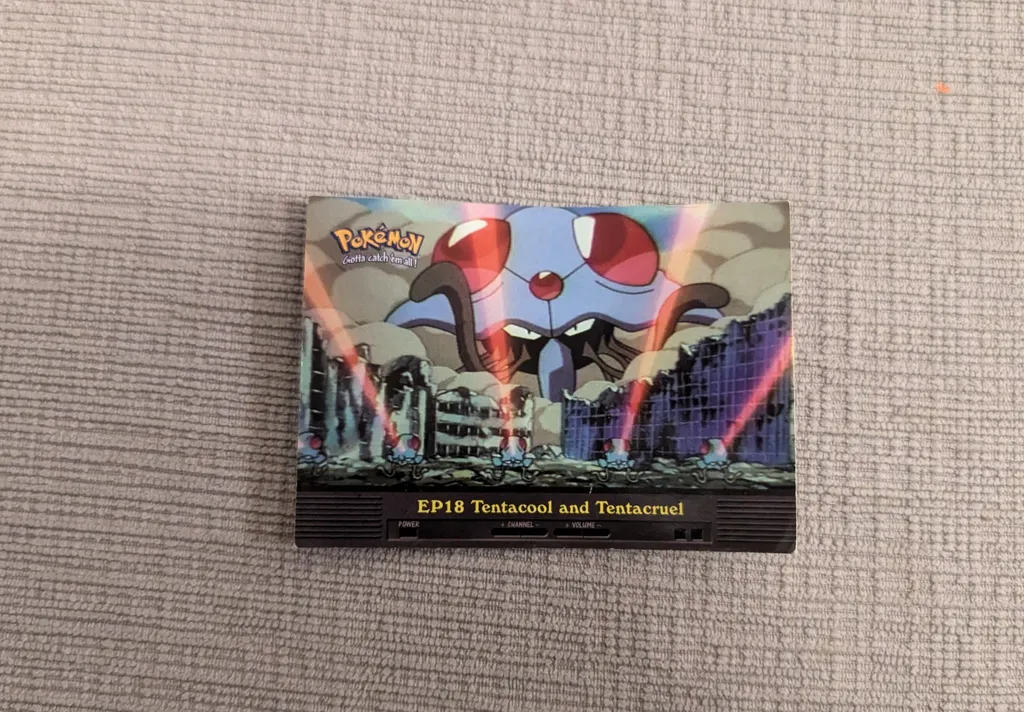 Pokemon TV Animation Edition Card - Tentacool and Tentacruel photo 1