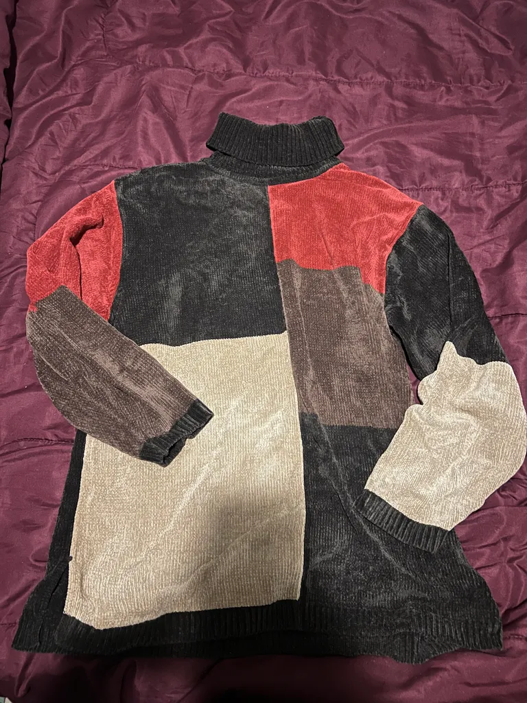 Multicoloured fall like turtleneck photo 1