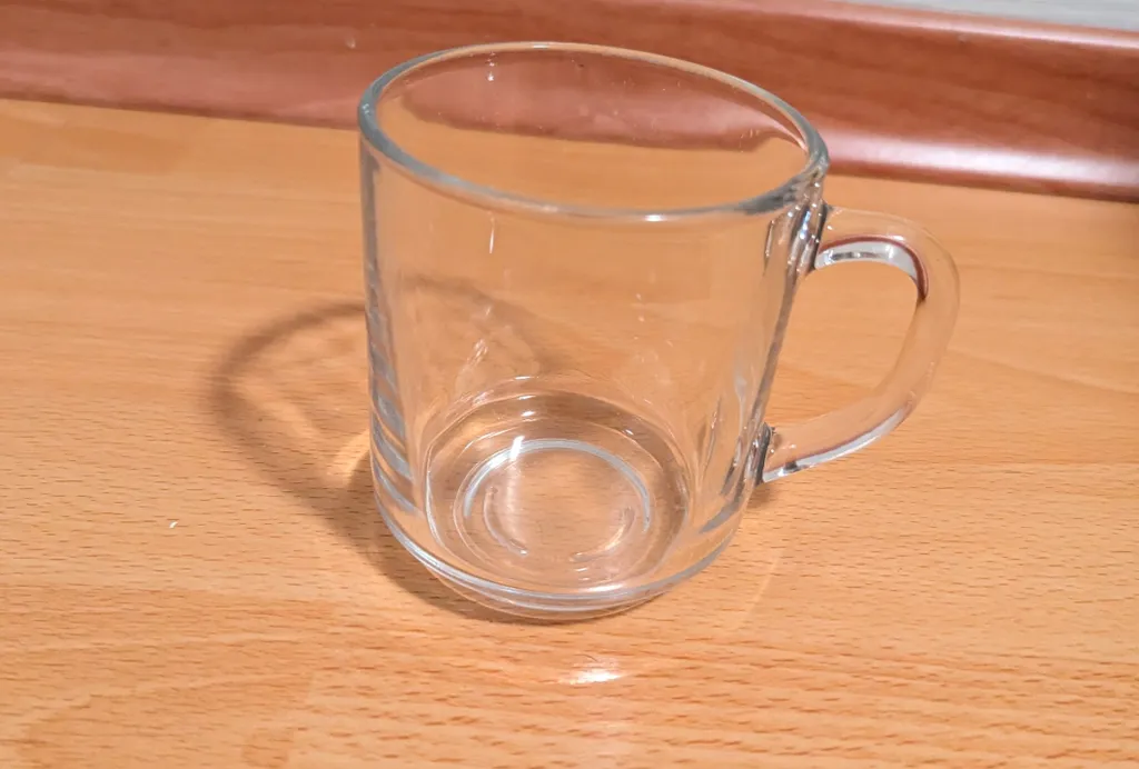 Clear Glass Mug photo 1