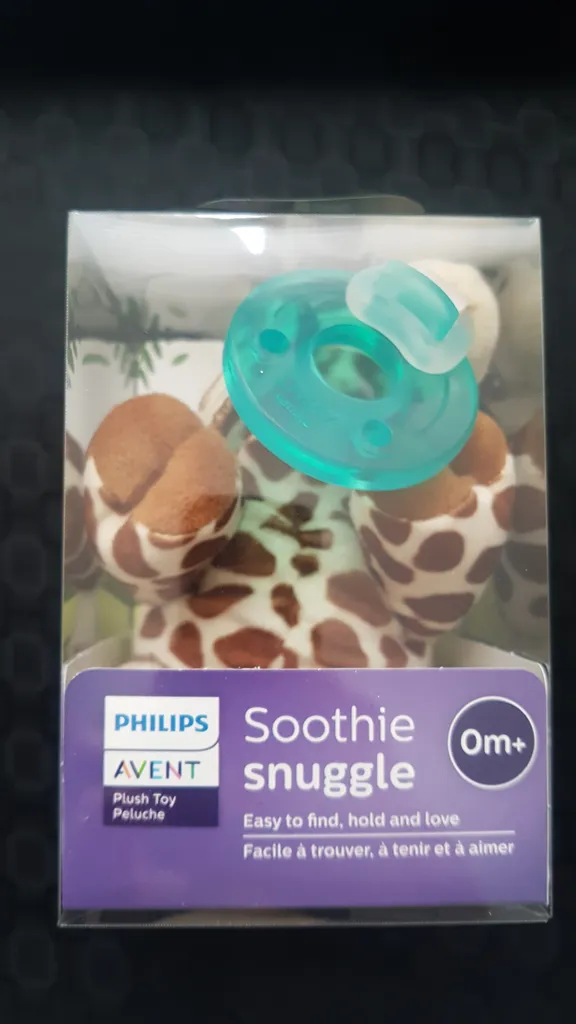 Soothie Snuggle Pacifier Holder with Detachable Pacifier  photo 1
