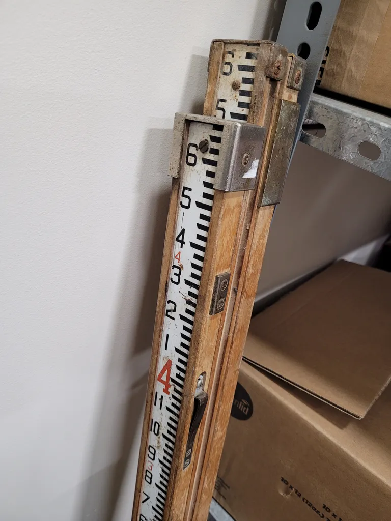 Antique measuring device. Slides out. photo 1