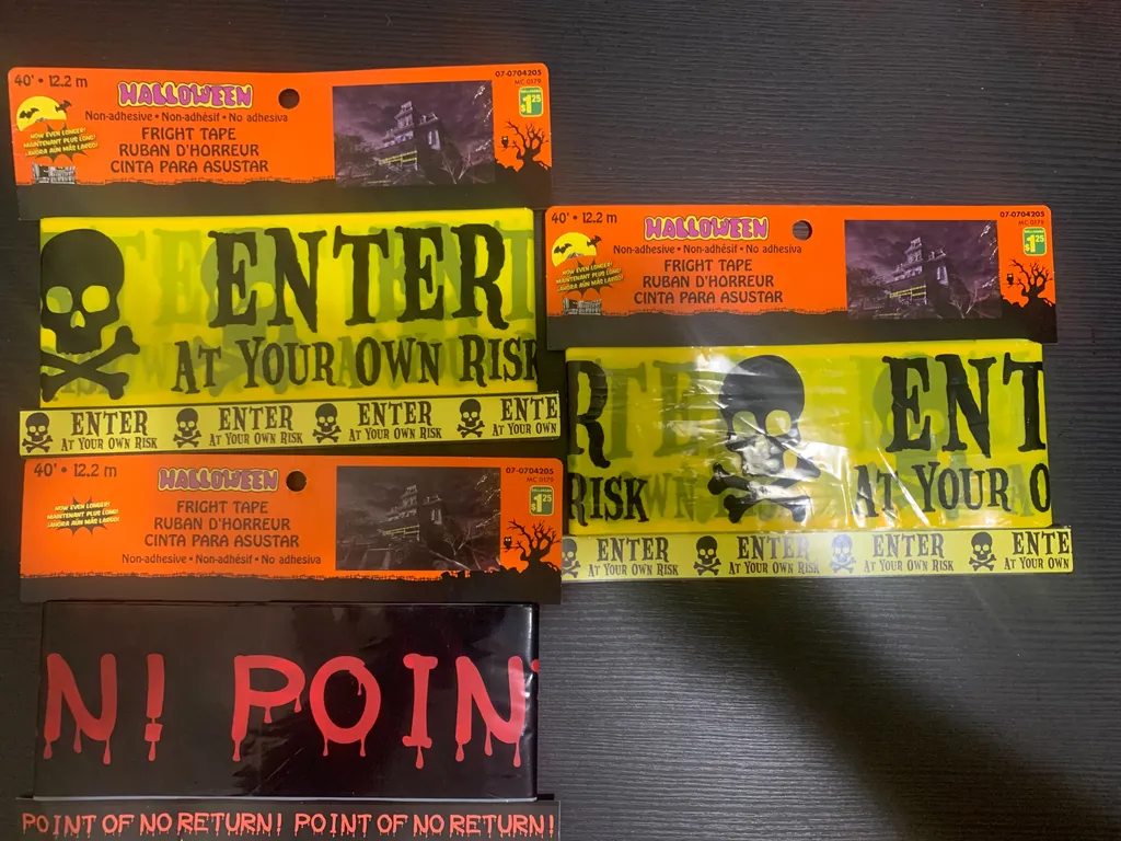 Halloween fright tape  photo 1