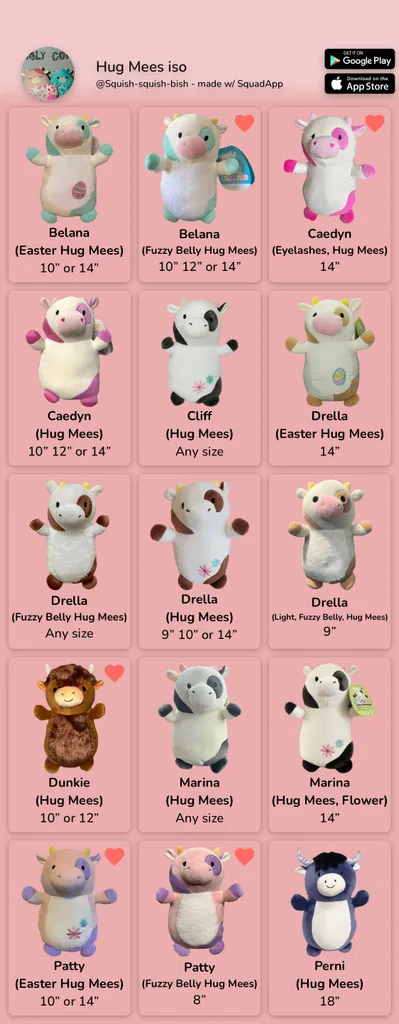 Squishmallow cow hugmees  photo 1