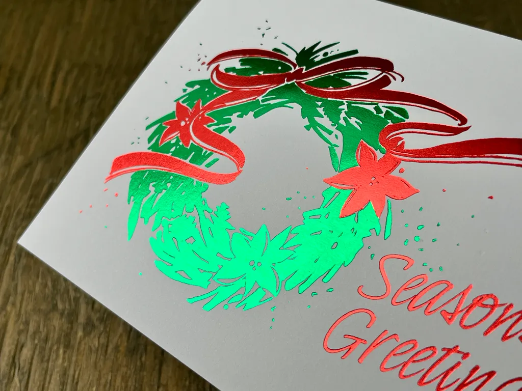 Elegant foiled greeting cards photo 1