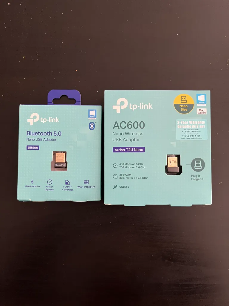 TP-Link Nano USB Adapters Bundle (Archer T2U Nano & UB500) photo 1