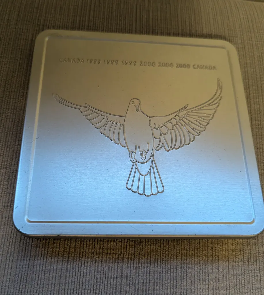 Brand New Canada 1999 Millennium Keepsake Tin photo 1