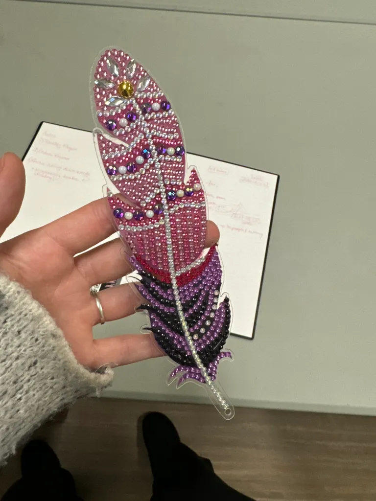 Feather bookmark photo 1