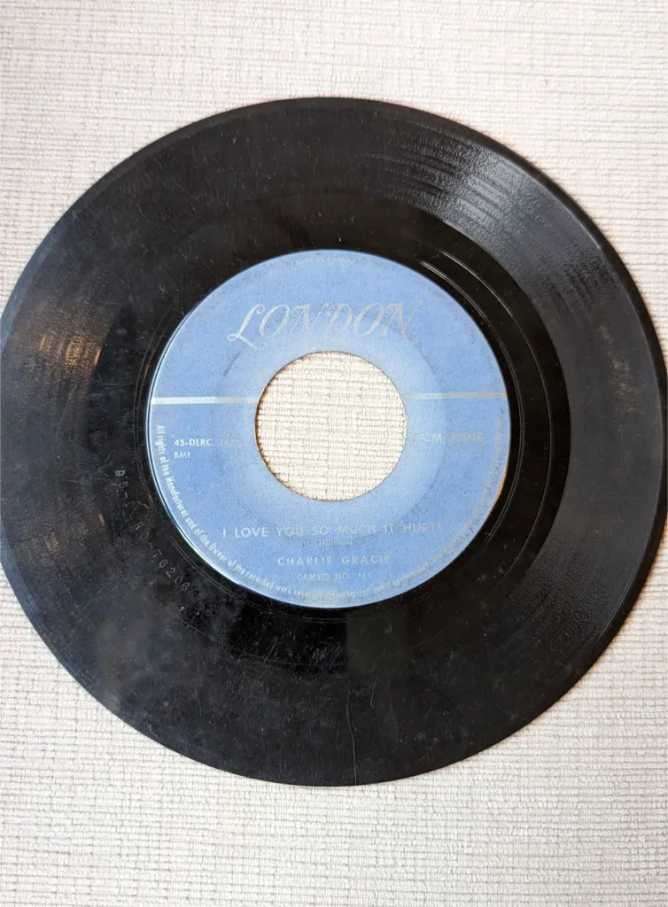 Vintage 45 Record Charlie Gracie photo 1