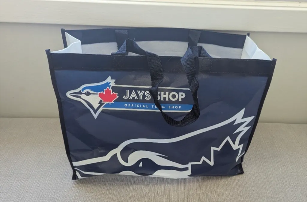 Brand New Toronto Blue Jays Reusable Shopping Bag photo 1