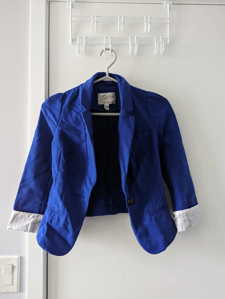 Blue Blazer - Size XS photo 1