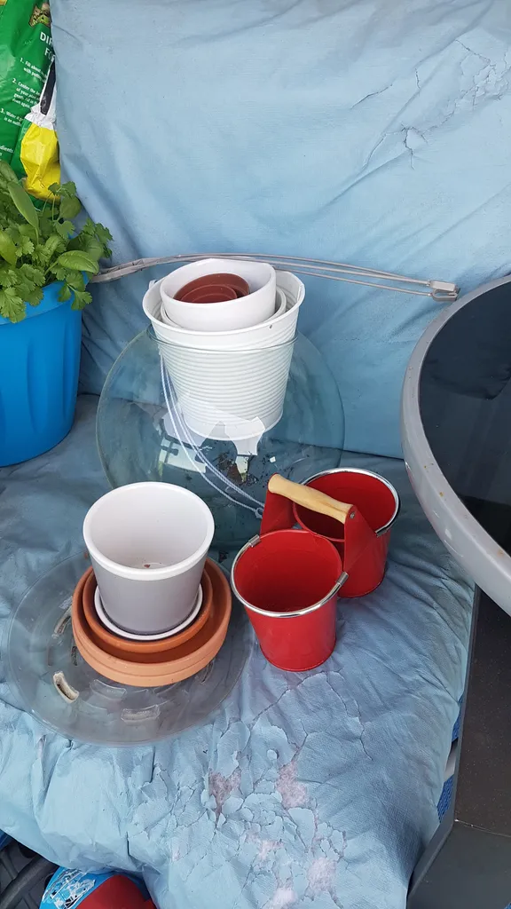 Planters and saucers photo 1