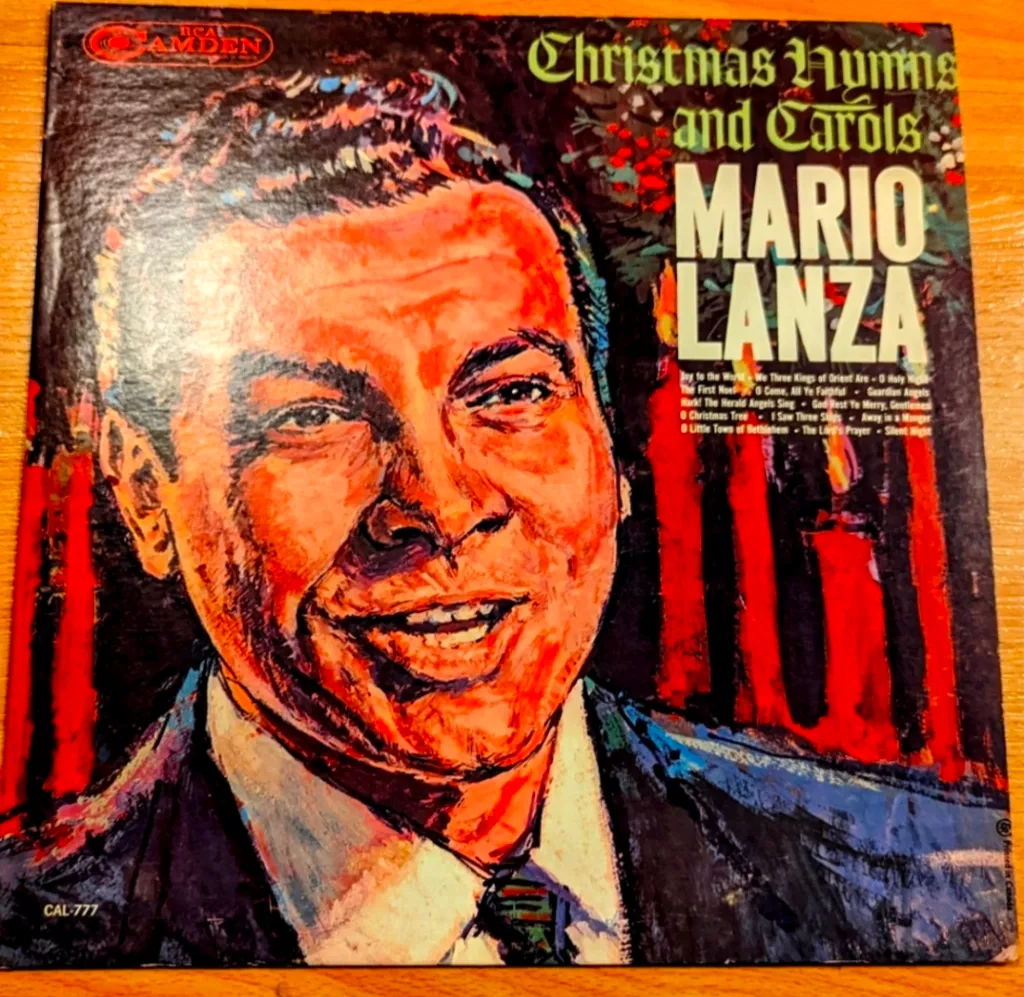 Christmas Carols Mario Lanza Vinyl Record photo 1