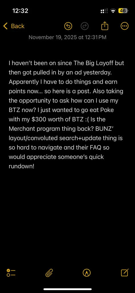 The quick recap on current status of BUNZ photo 1